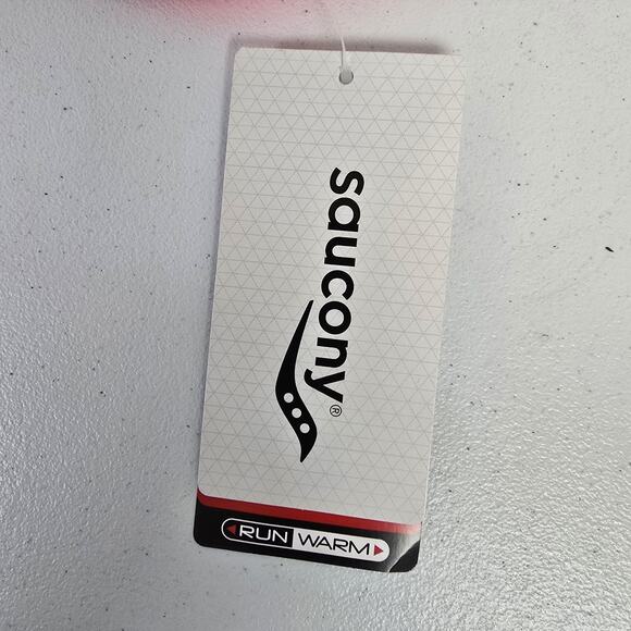 Saucony Hat Womens Neon Coral Drylete Ponytail Skull Cap NWT Running Outdoors - Picture 7 of 8